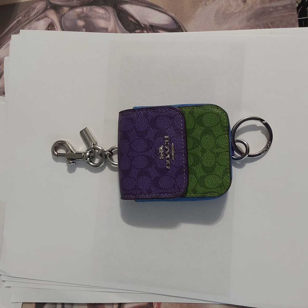 Coach Dual-Tone Key Holder